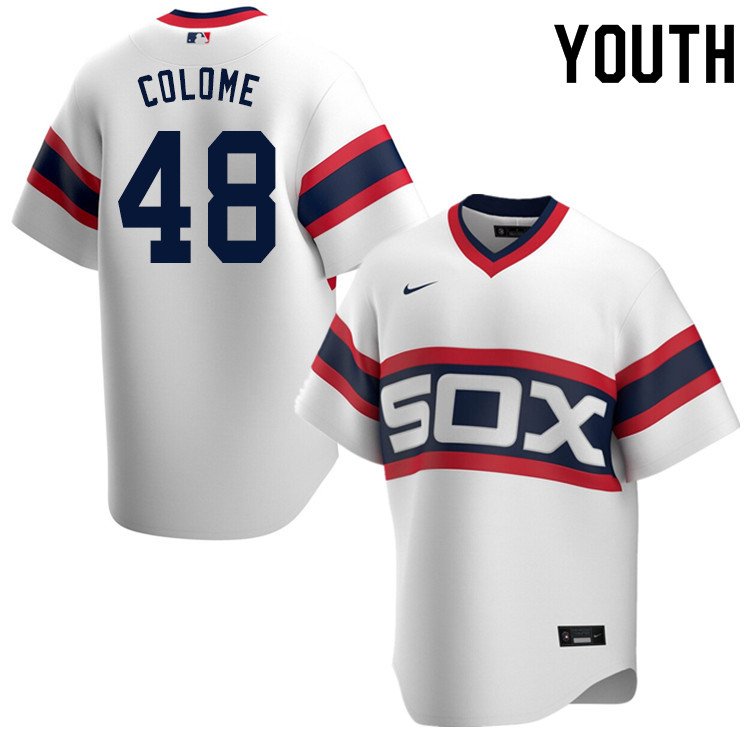 Nike Youth #48 Alex Colome Chicago White Sox Baseball Jerseys Sale-White